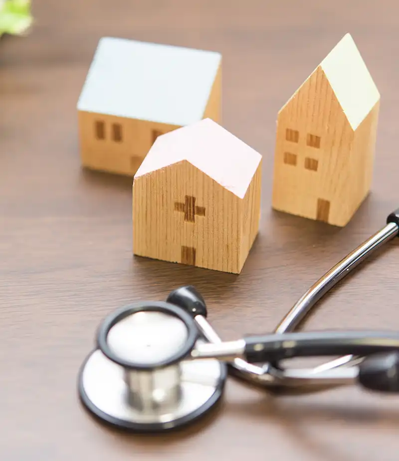 Stadtbild und Gesundheitswesen